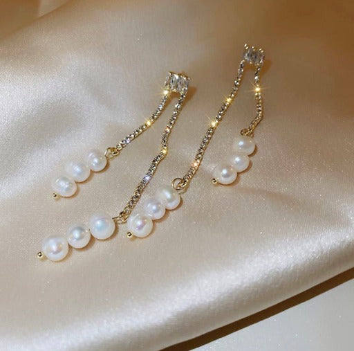 Crystal & lolo long earrings
