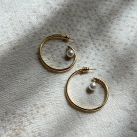 lolo & round earrings