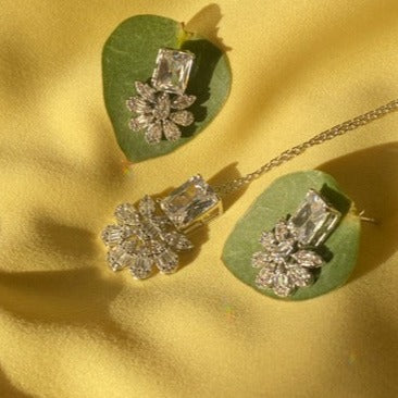 Square & half flower set