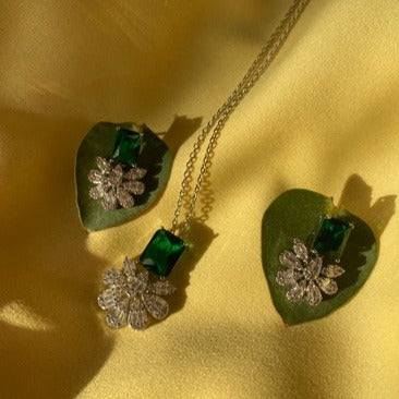 Square & half flower set
